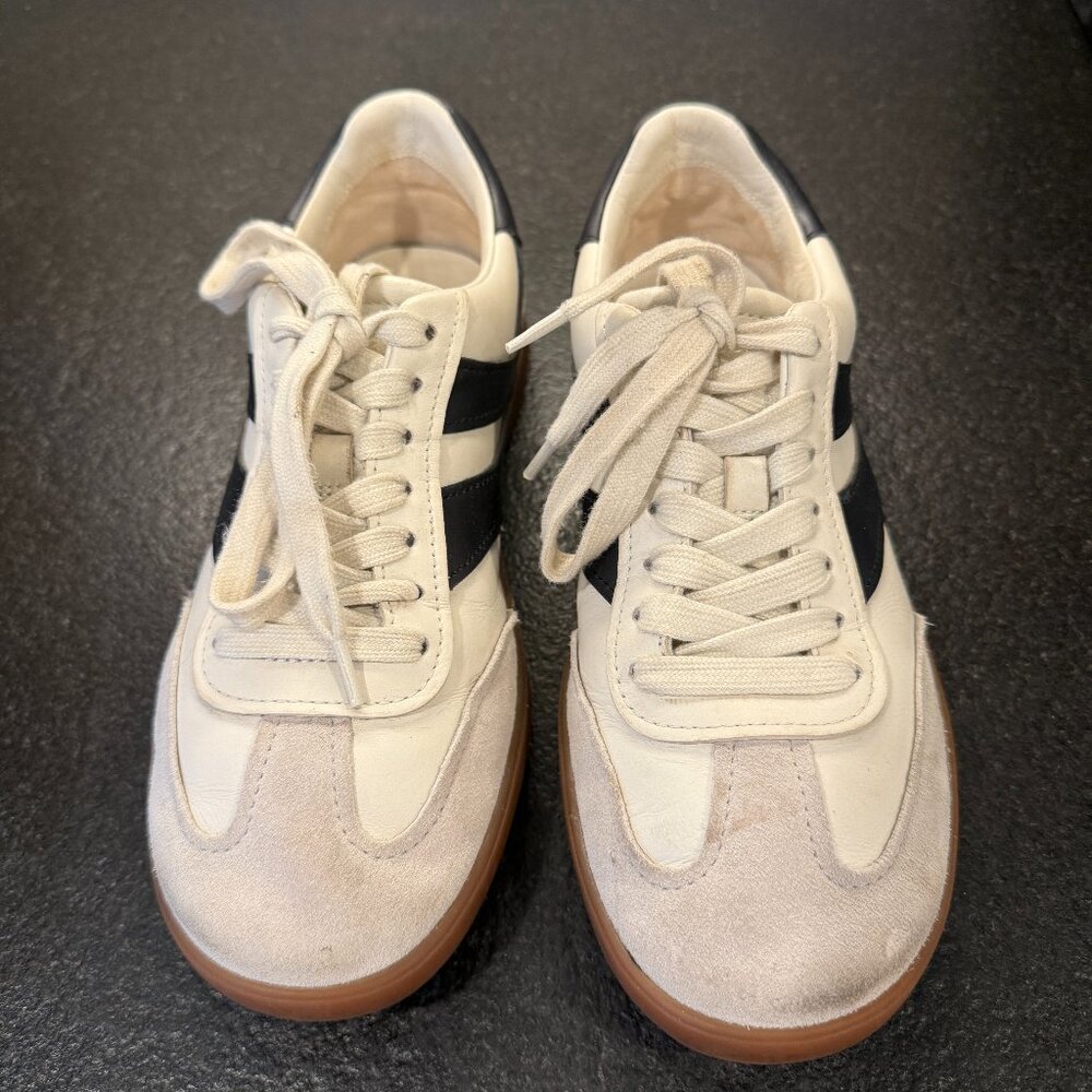 Vince Oasis Sneaker  Foam White/Nightblue Leather